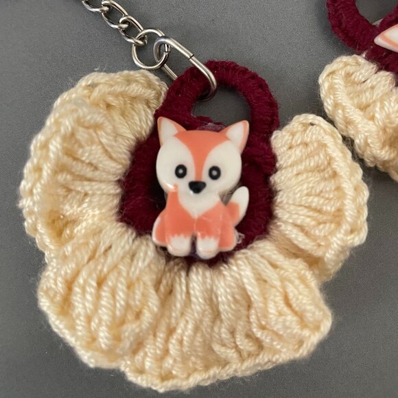 Crochet Keychains, Lightweight Charm Set, Backpack Charms, Keychain Charm - Picture 5 of 7